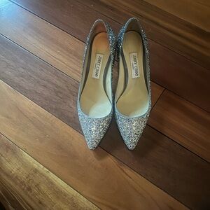 Jimmy Choo
Jimmy Choo Romy 60 Glitter Pumps